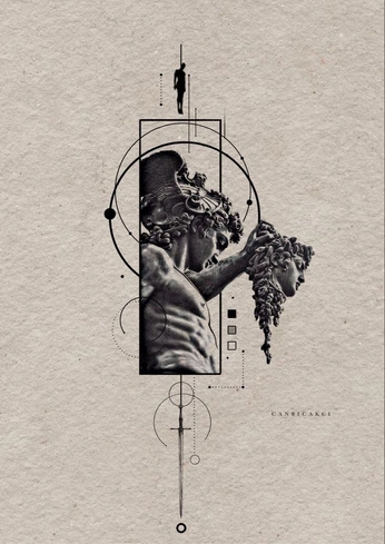 A cover of "Tattoo ideas" cluster. The owner is grimraven. The cluster consists of 2 elements.