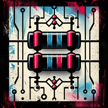 A cover of "resistor." cluster. The owner is morvtd. The cluster consists of 14 elements.