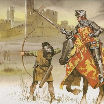 A cover of "Knight scene" cluster. The owner is lilyjones. The cluster consists of 30 elements.