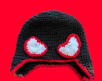 A cover of "Spiderman Hats" cluster. The owner is angelicaknitting. The cluster consists of 24 elements.