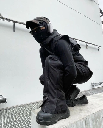 A cover of "techwear" cluster. The owner is skat3kiddo. The cluster consists of 49 elements.