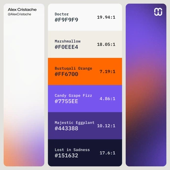A cover of "color inspo" cluster. The owner is okrosha13. The cluster consists of 6 elements.