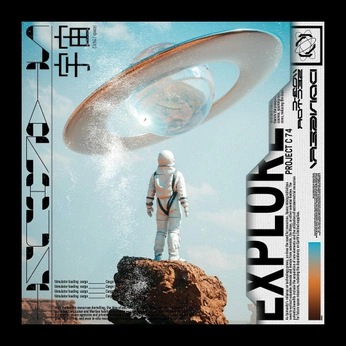 A cover of "Space" cluster. The owner is ivanna23. The cluster consists of 7 elements.