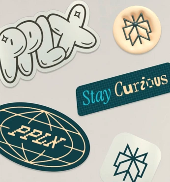 A cover of "Stickers®" cluster. The owner is moussaab. The cluster consists of 23 elements.