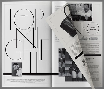 A cover of "Magazine Spread Mood" cluster. The owner is molinardesigns. The cluster consists of 44 elements.