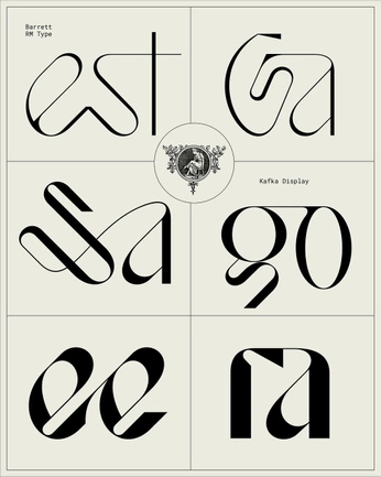 A cover of "tipography" cluster. The owner is mariabanon. The cluster consists of 6 elements.