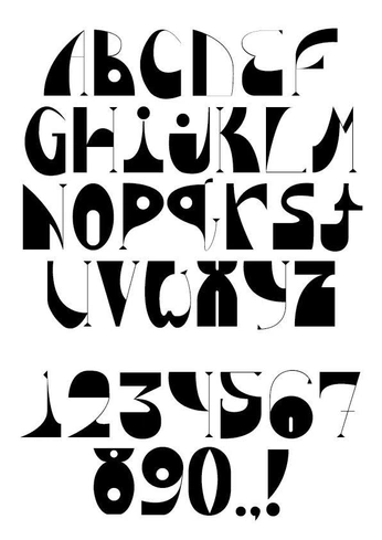 A cover of "Typography" cluster. The owner is eyesofiv. The cluster consists of 21 elements.