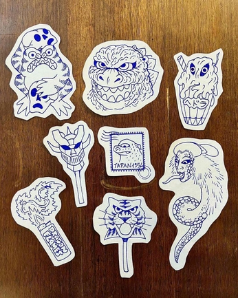 A cover of "Stickers" cluster. The owner is abdussalampopsy. The cluster consists of 7 elements.