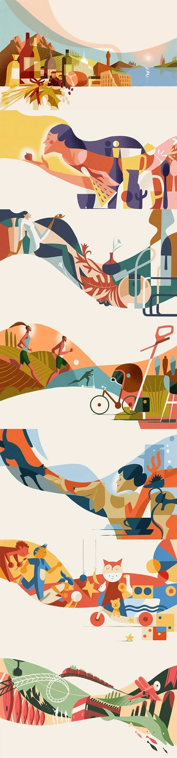 A cover of "Ilustraciones camisa" cluster. The owner is grafikpulse. The cluster consists of 2 elements.