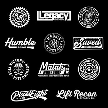 A cover of "Typography" cluster. The owner is wootxx. The cluster consists of 7 elements.