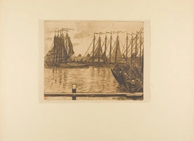 Fishing Fleet, from the seventh album of L'Estampe originale
