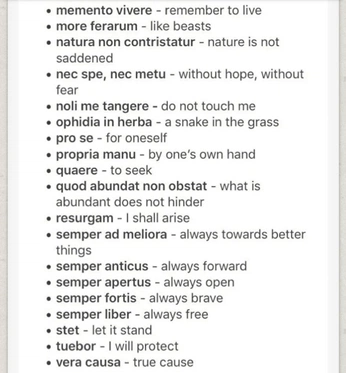 A cover of "latin book" cluster. The owner is wordsbyegypt. The cluster consists of 12 elements.