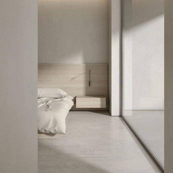 A cover of "Minimalist Interiors" cluster. The owner is aesence. The cluster consists of 10 elements.