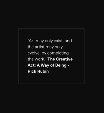 A cover of "Quotes & Thoughtforms" cluster. The owner is abbyhue. The cluster consists of 7 elements.