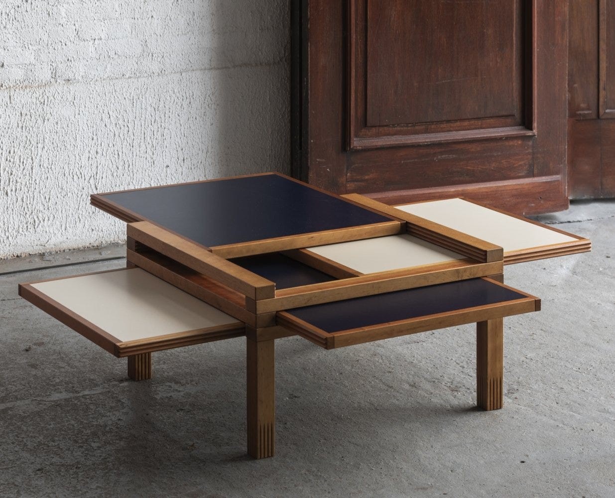 The Hexa coffee table designed by Bernard Vuarnesson in the 1980s.