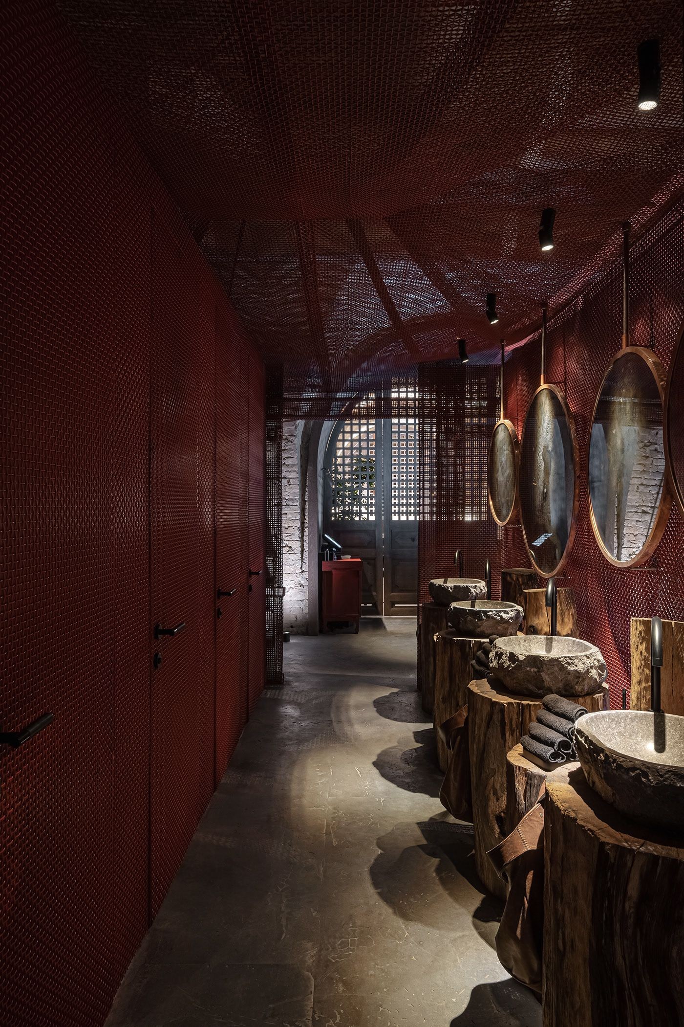 The Virgin Izakaya Bar in Kyiv, designed by YODEZEEN architects. Photo by Andrii Shurpenkov.
