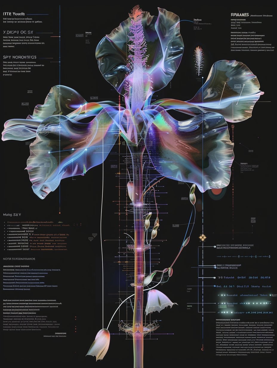 Album art for Ravenscoon's album Glass Orchid, created by artist Isorin.