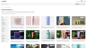 A cover of "Cosmetic Mockup" cluster. The owner is yadsagar099. The cluster consists of 1 element.
