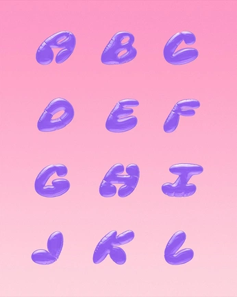 A cover of "FONT" cluster. The owner is jeannegag. The cluster consists of 6 elements.