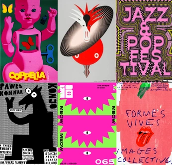 A cover of "Poster Design" cluster. The owner is hellkoshka. The cluster consists of 105 elements.