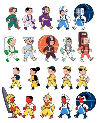 A cover of "characters-vector" cluster. The owner is cobaltin. The cluster consists of 21 elements.