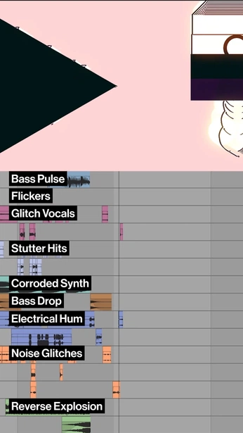 A cover of "Sound design" cluster. The owner is xxnihilxx. The cluster consists of 7 elements.