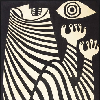 A cover of "palette: black/white" cluster. The owner is rraven. The cluster consists of 9 elements.