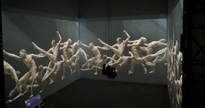 An Instagram  post added on Apr 12, 2024. The author is @paul_edwardss. May present: museum, sculpture, art, wood, skeleton.