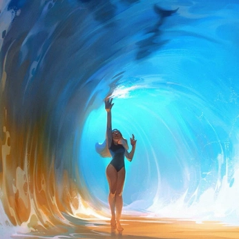 A cover of "Artistas que inspira" cluster. The owner is kimycreative. The cluster consists of 35 elements.