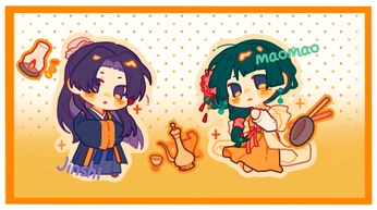 A cover of "the apothecary diaries" cluster. The owner is ilovehonoka. The cluster consists of 77 elements.