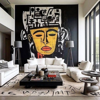 A cover of "Large wall art ideas" cluster. The owner is nicolecardoza. The cluster consists of 13 elements.