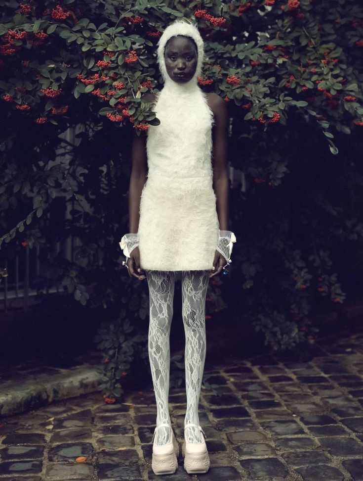 Adit Priscilla in Max Mara for Harper's Bazaar US, March 2022. Photo by Pieter Hugo.