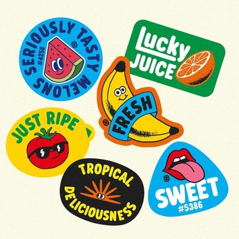 A cover of "stickers" cluster. The owner is aellysian. The cluster consists of 7 elements.