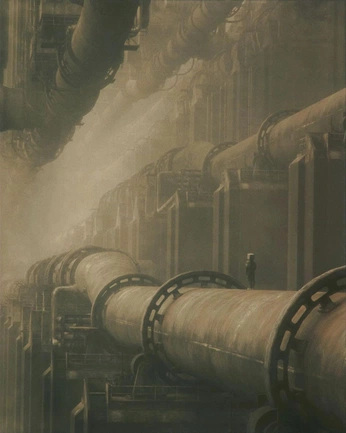 A cover of "Industrial Sci fi modeli" cluster. The owner is trigonaut. The cluster consists of 9 elements.