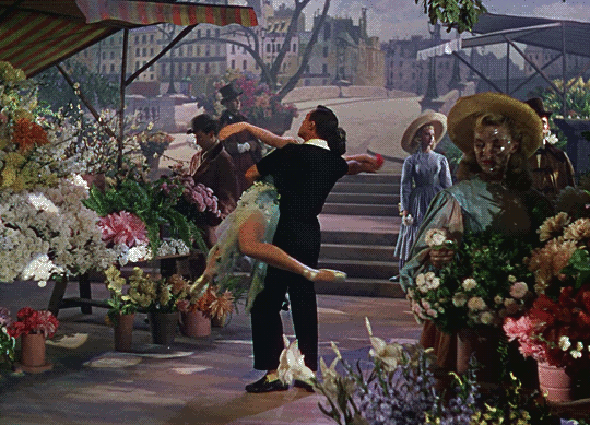 Gene Kelly and Leslie Caron in the 1951 film An American in Paris.