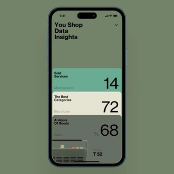 A cover of "UX/ UI mobil" cluster. The owner is akutchoukov. The cluster consists of 25 elements.