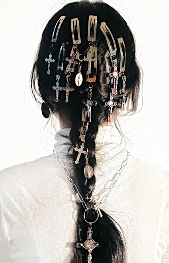 A cover of "Hair inspiration" cluster. The owner is cookiefraise. The cluster consists of 6 elements.