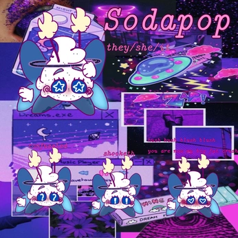 A cover of "Fizzy Drinkz🩵🌠" cluster. The owner is sestrakrasyva. The cluster description is "🩵Y si no es una estrella, entonces es un proto⭐". The cluster consists of 190 elements.