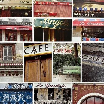 A cover of "signage & facades" cluster. The owner is wknds. The cluster consists of 136 elements.