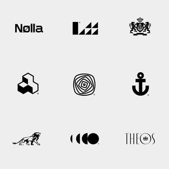 A cover of "logo inspo" cluster. The owner is lohrcykoski. The cluster consists of 26 elements.