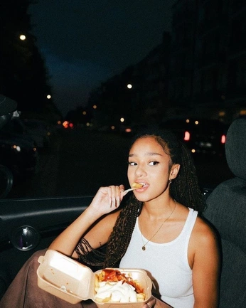 A cover of "Late Nite Bites" cluster. The owner is meganisworking. The cluster consists of 53 elements.