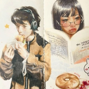 A cover of "⭒ art" cluster. The owner is lucinedeer. The cluster consists of 92 elements.