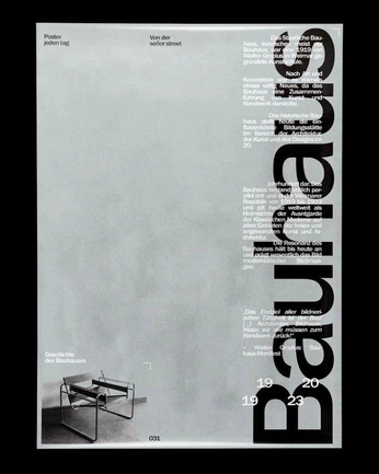 A cover of "Bauhaus" cluster. The owner is dimitra. The cluster description is "art, architecture & design ". The cluster consists of 34 elements.