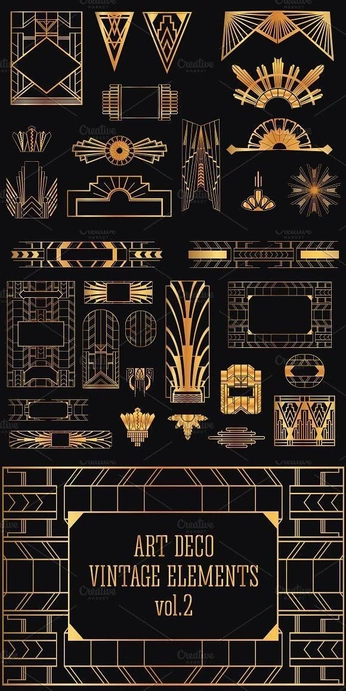 A cover of "Art Deco" cluster. The owner is feralhousewyfe. The cluster consists of 41 elements.