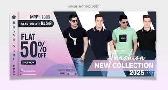 A cover of "Fashion flyer" cluster. The owner is msdesign.club. The cluster consists of 10 elements.