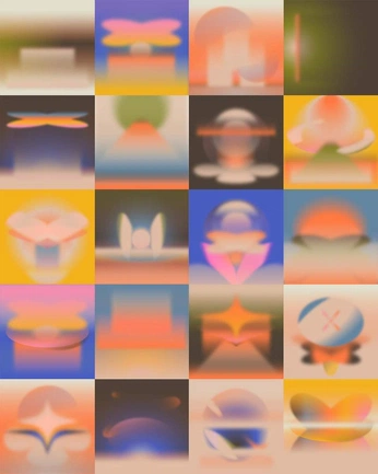 A cover of "Visual" cluster. The owner is patii. The cluster consists of 20 elements.