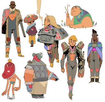 A cover of "character design" cluster. The owner is focuspocus. The cluster consists of 2 elements.