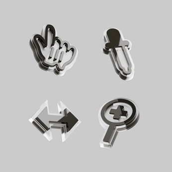 A cover of "Assets" cluster. The owner is design.lakshay. The cluster consists of 9 elements.