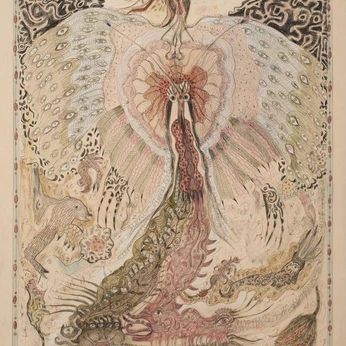 A cover of "inspirations" cluster. The owner is lolasarchives. The cluster consists of 32 elements.