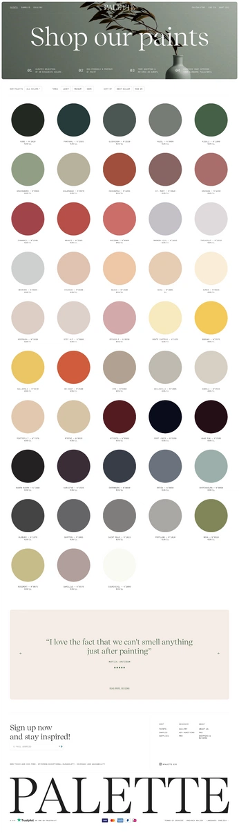 A cover of "Palette" cluster. The owner is gorejazz. The cluster consists of 3 elements.